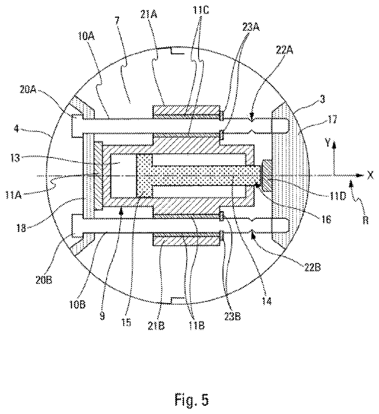 Actuation device for ejecting at least one removable part of a missile, particularly a nose