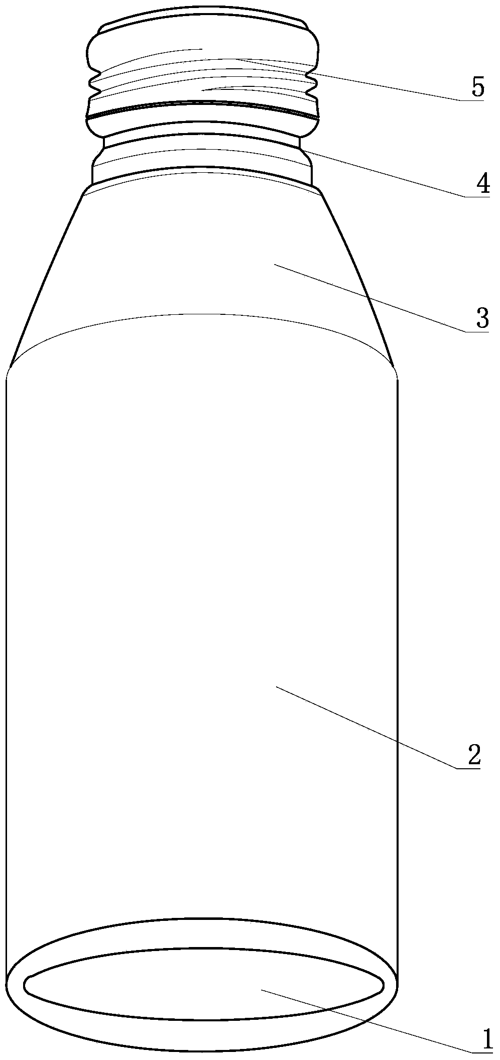 Aluminum thin-wall screw beverage bottle and manufacturing method thereof