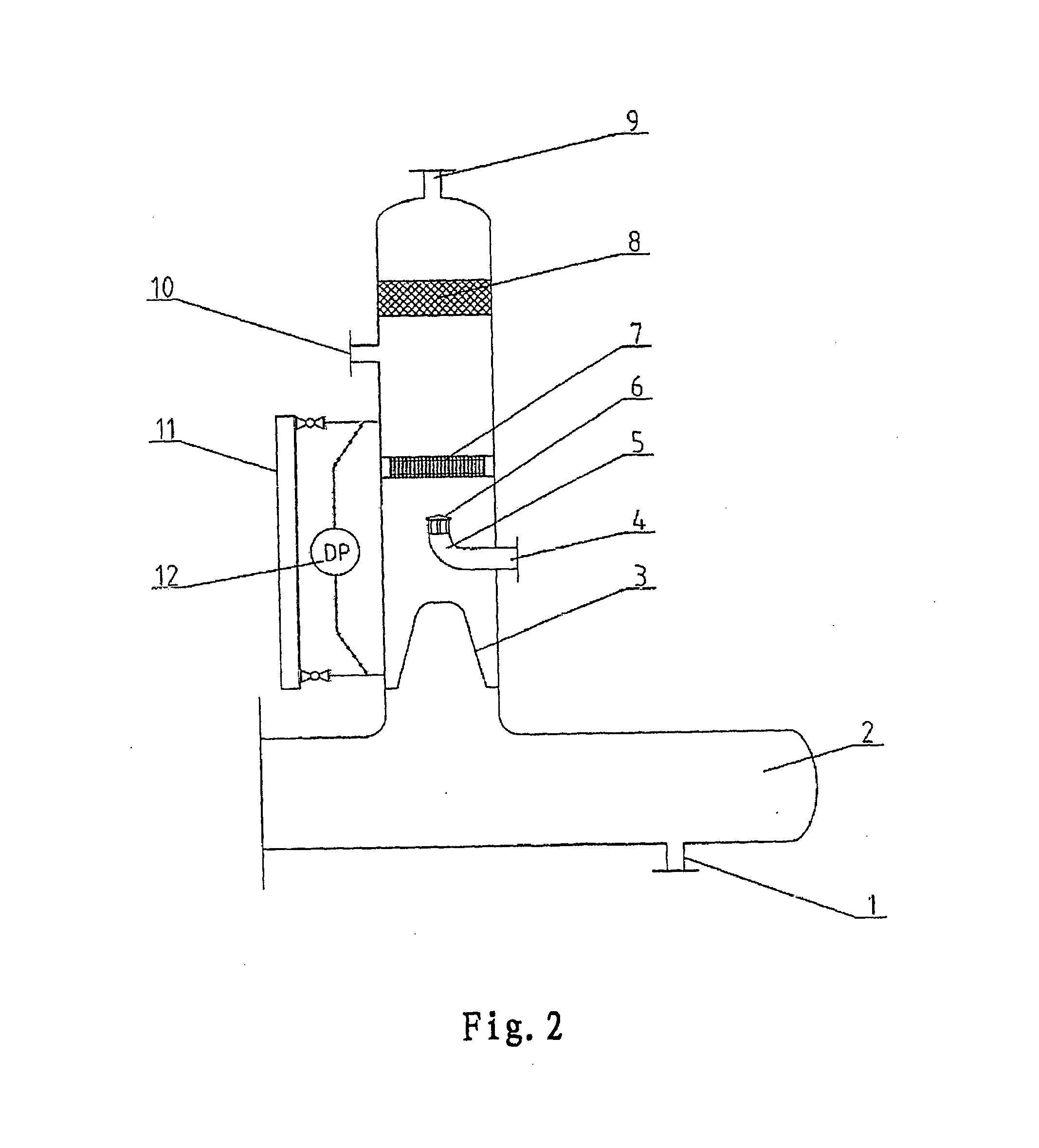 Water removing device for extremely high water content three-phase flow, and measurement device and method for extremely high water content three-phase flow