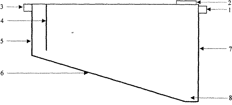 Landscape type combined domestic sewage purification system