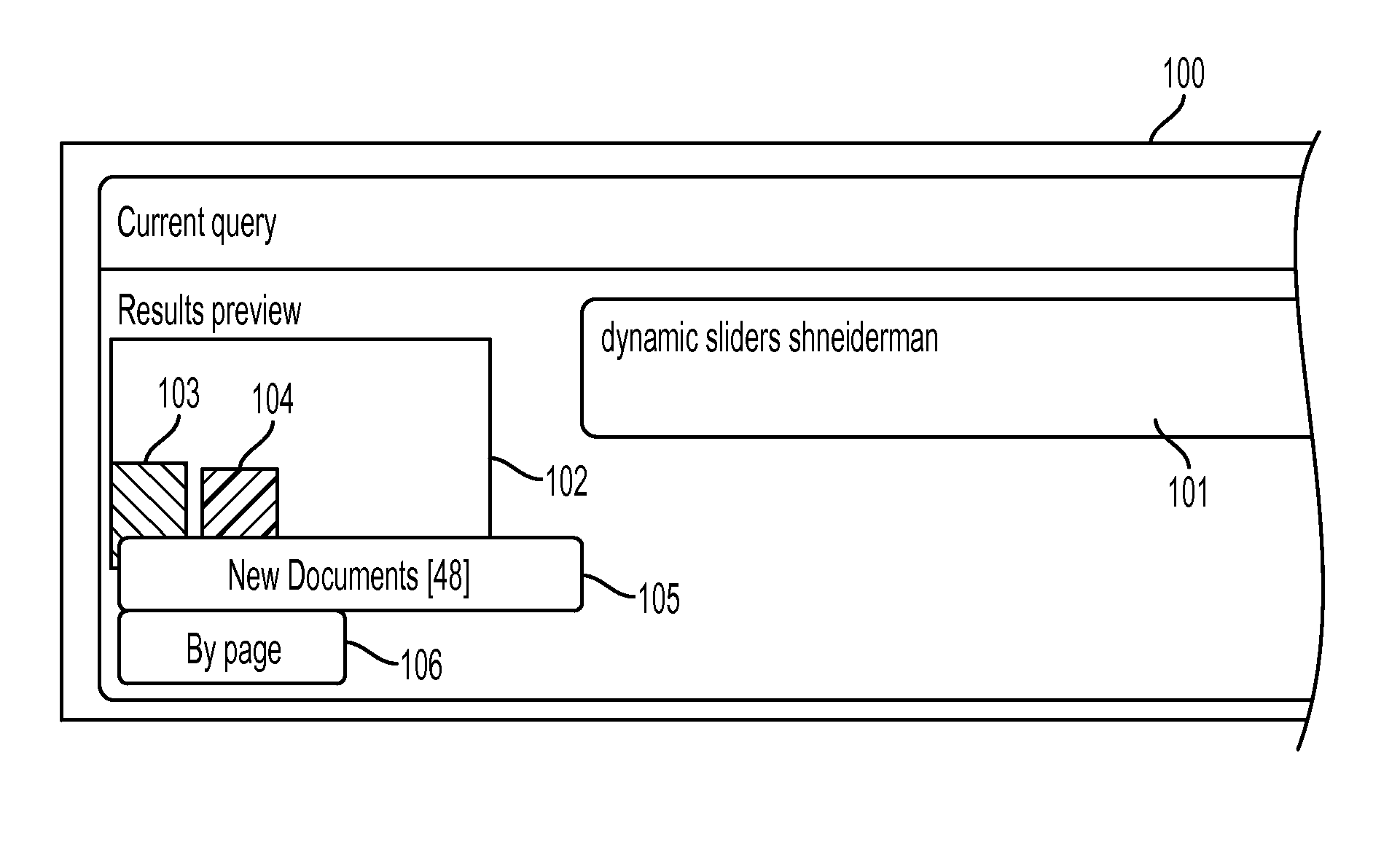 Method and system for generating interactive query results previews