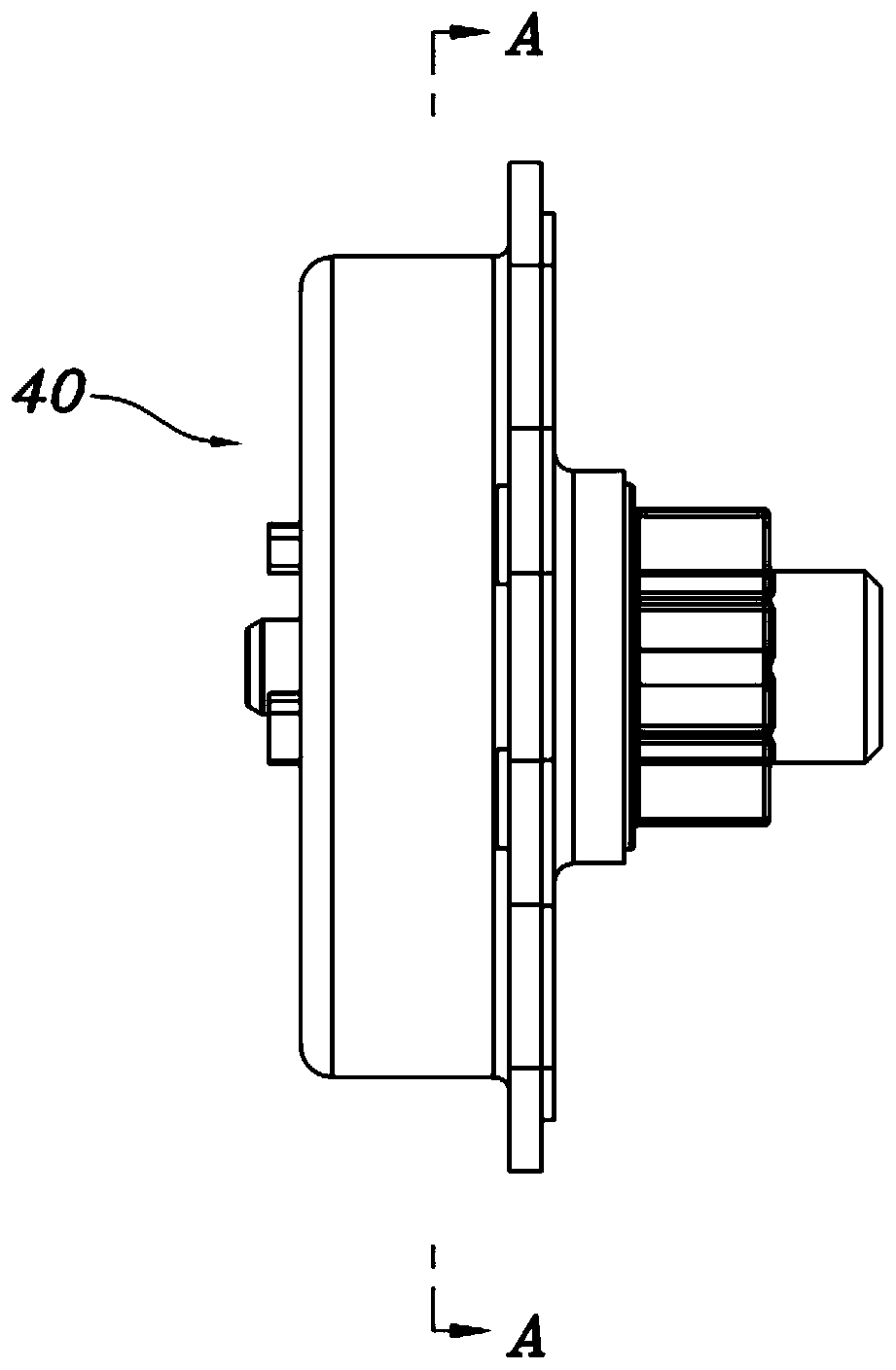 Pumping device for seat of vehicle