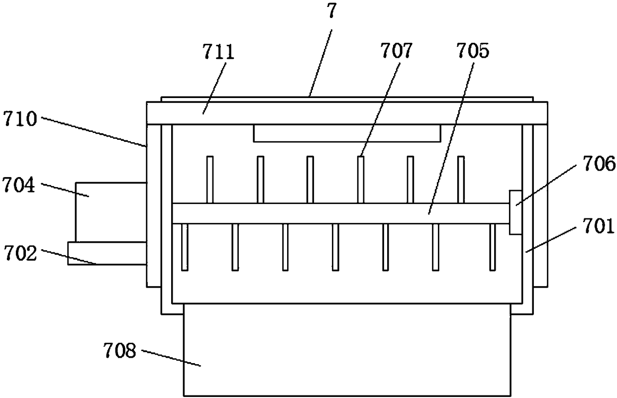 Leaf cleaning device for garden road based on opposite blowing type and negative pressure type