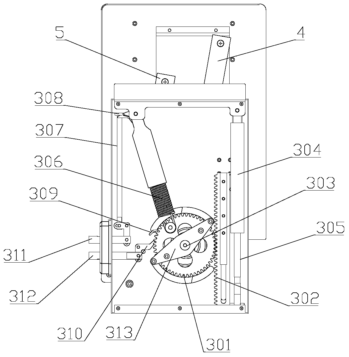 Multi-gear boosted lifting cabinet