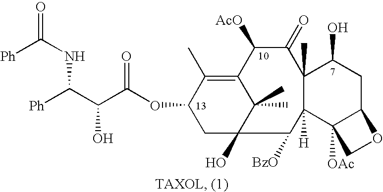 Semi-Synthesis and Isolation of Taxane Intermediates from a Mixture of Taxanes