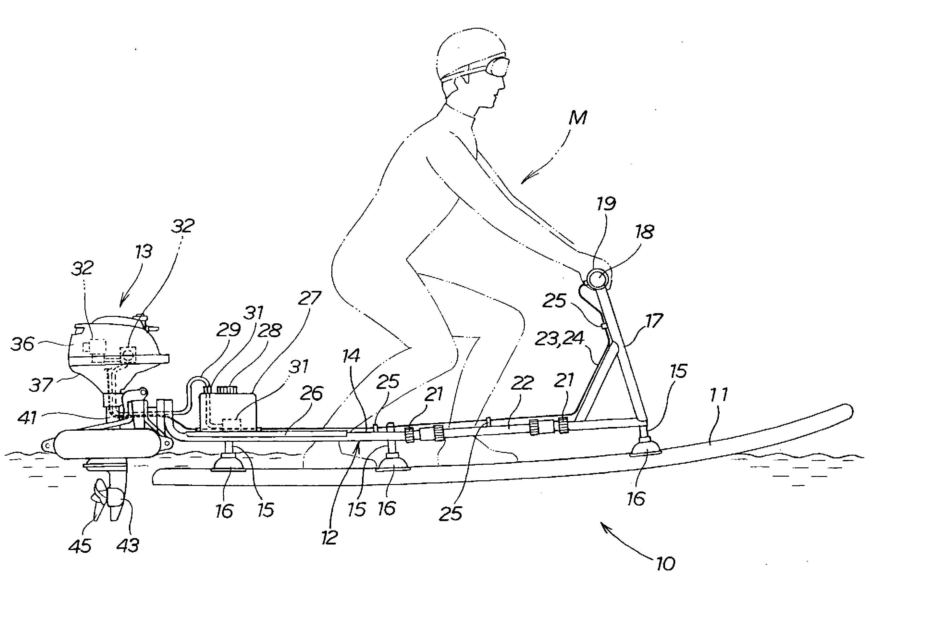 Waterborne vehicle