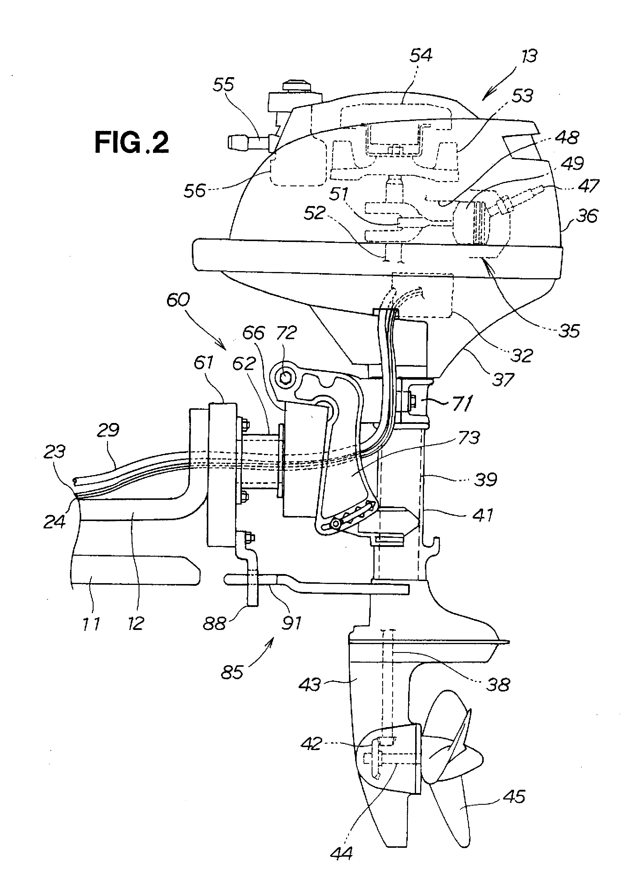 Waterborne vehicle