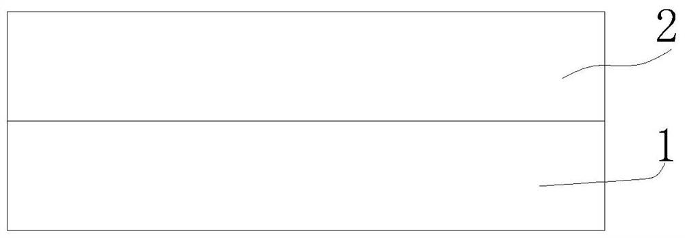 Transition metal compound hydrogen evolution film and radio frequency backwash modification preparation method