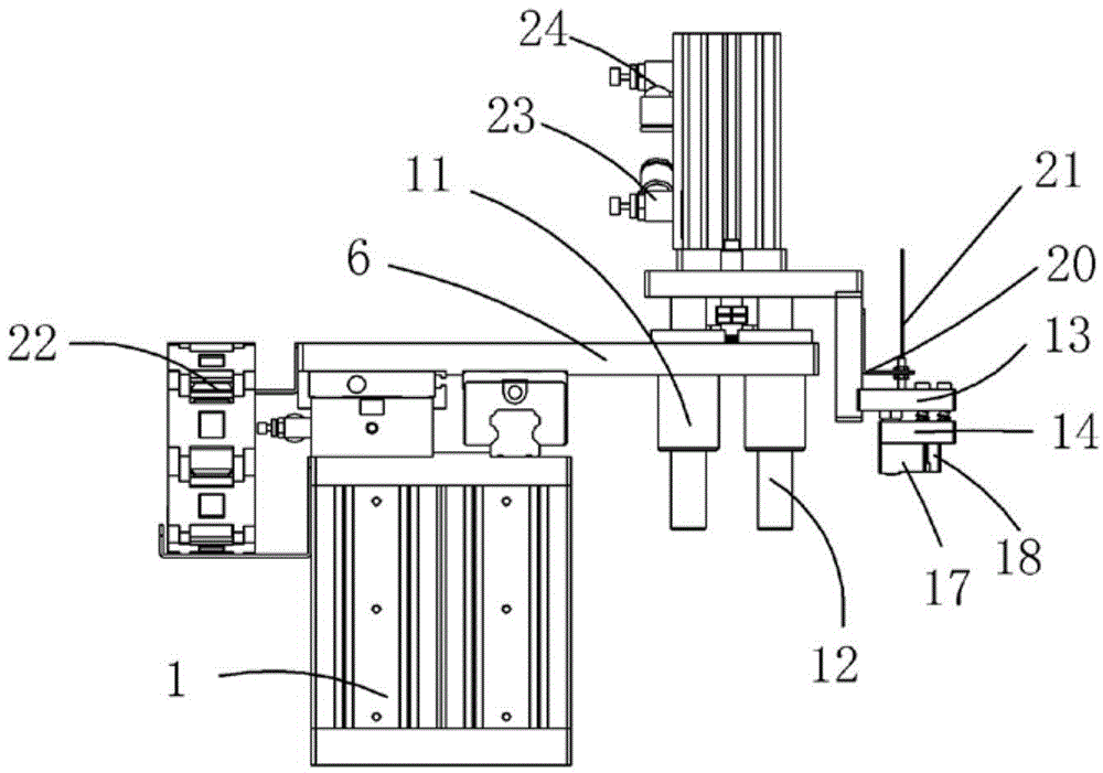 Automatic injection product carrying module