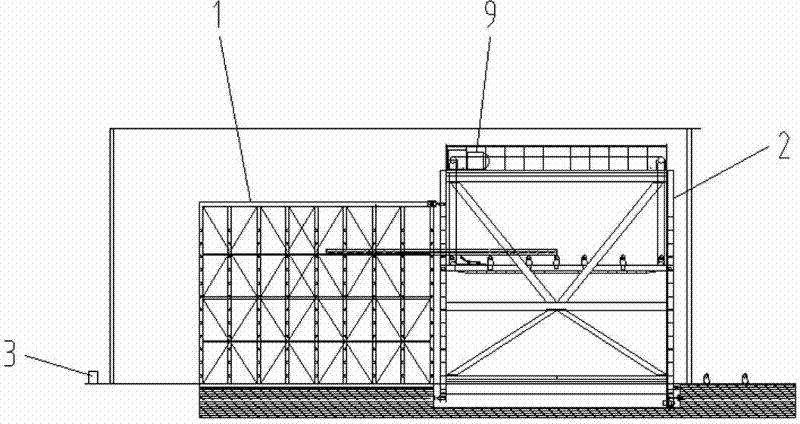 Automatic maintaining room for commercial housing components