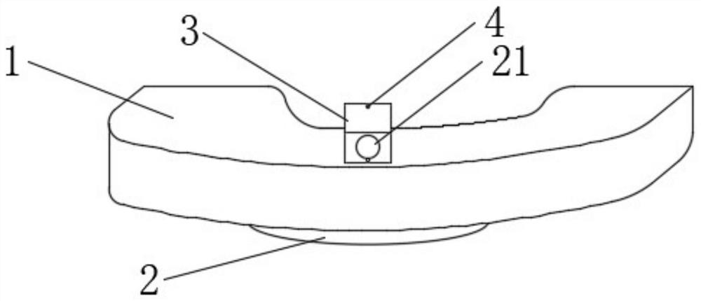 Door handle with fingerprint identification function