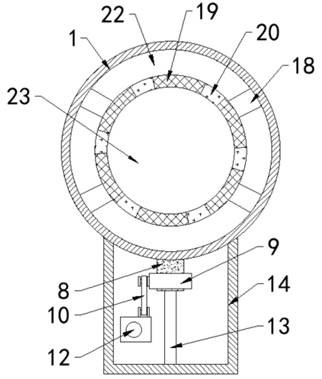 Anti-blocking drainage pipe for municipal engineering