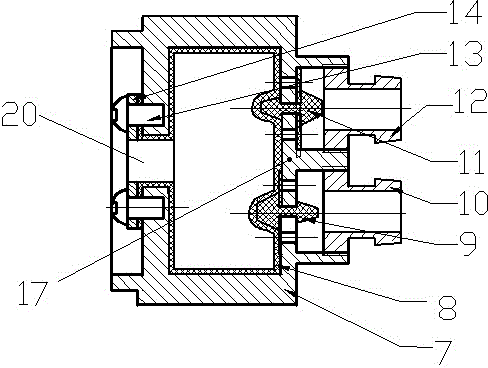 Blood pumping device