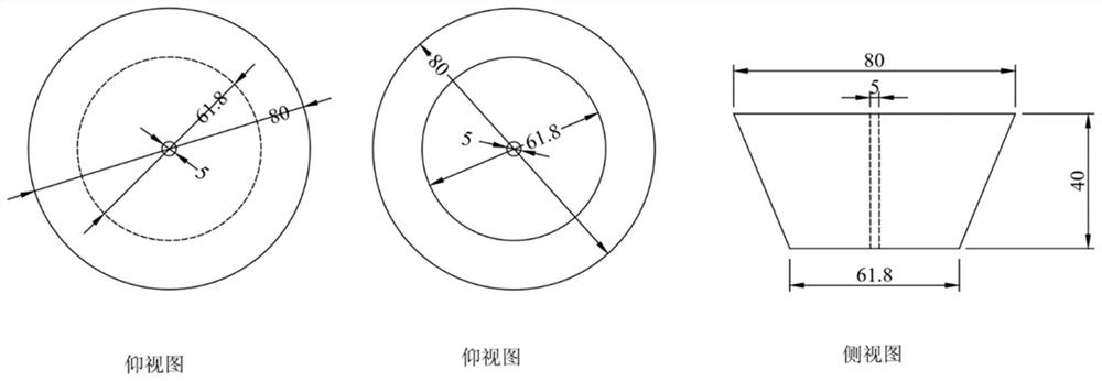 MICP solidified calcareous sand bidirectional grouting cylindrical sample preparation instrument