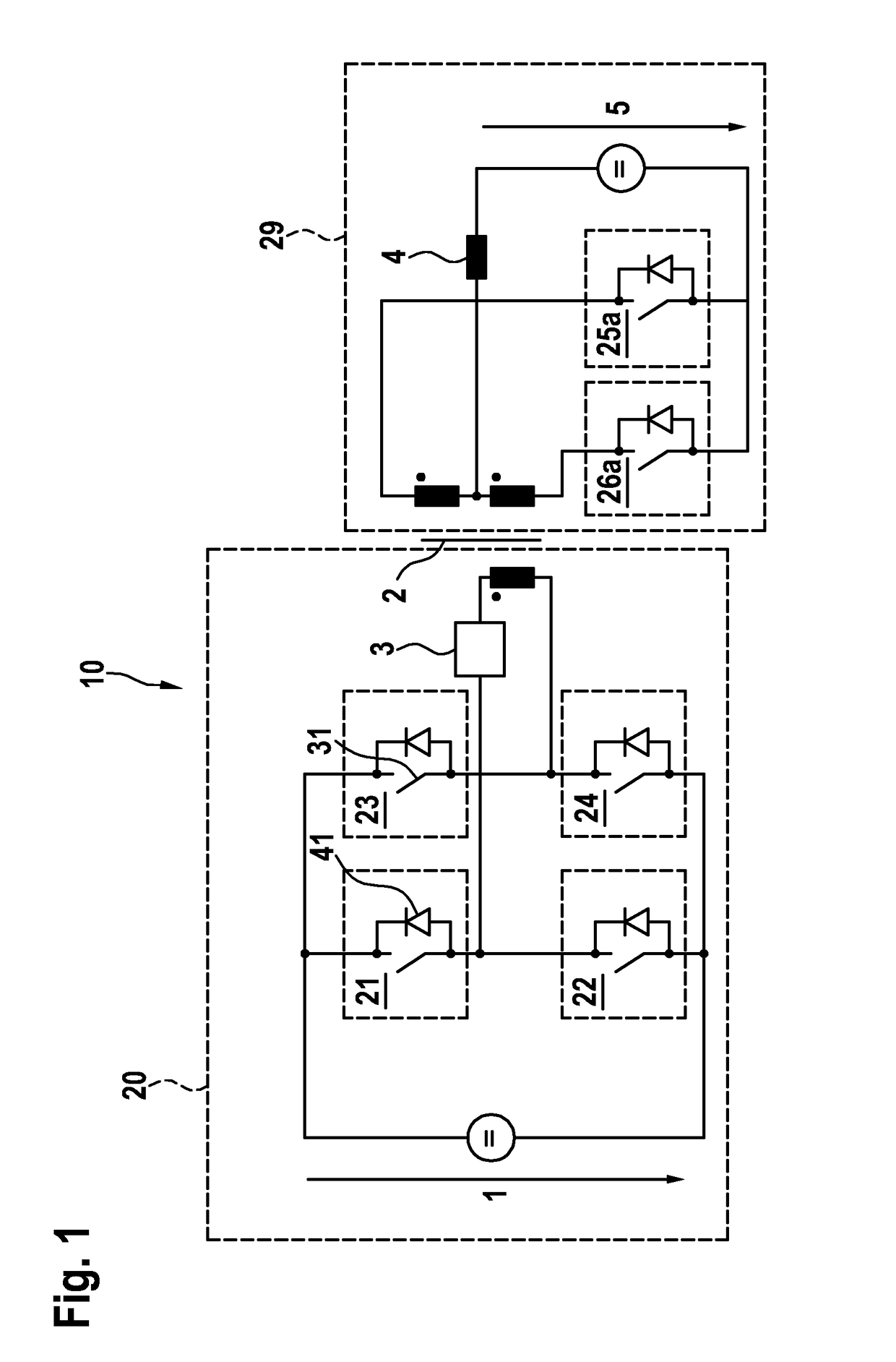 Modulation method for the boost converter operating mode of a push-pull converter