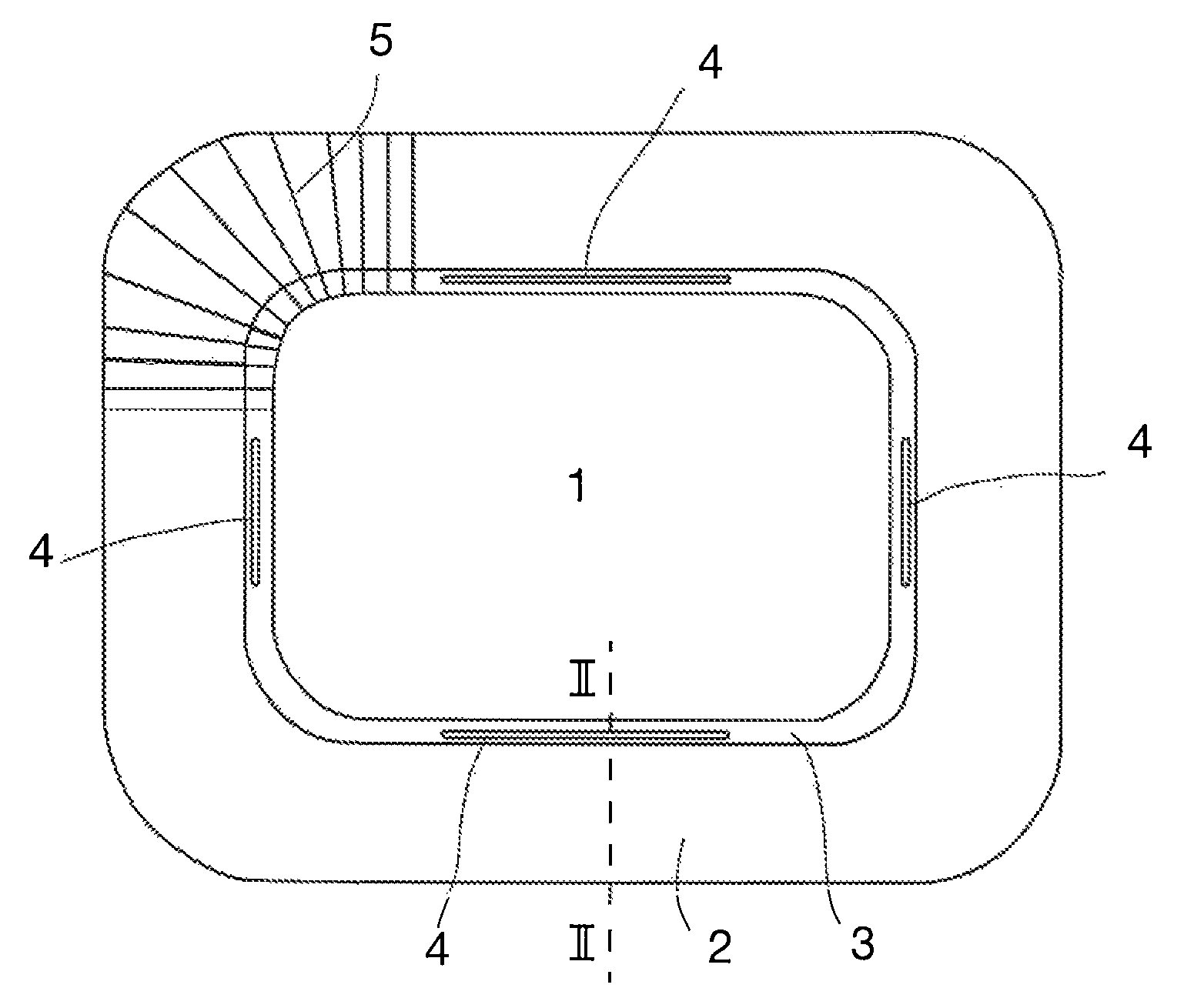 Method for forming a package, a package and a package blank