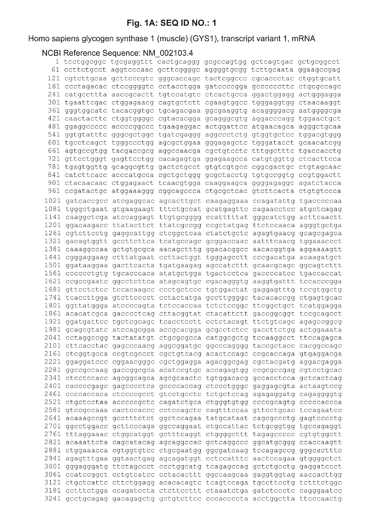 Inhibiting or downregulating glycogen synthase by creating premature stop codons using antisense oligonucleotides