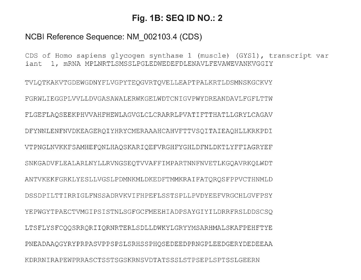 Inhibiting or downregulating glycogen synthase by creating premature stop codons using antisense oligonucleotides