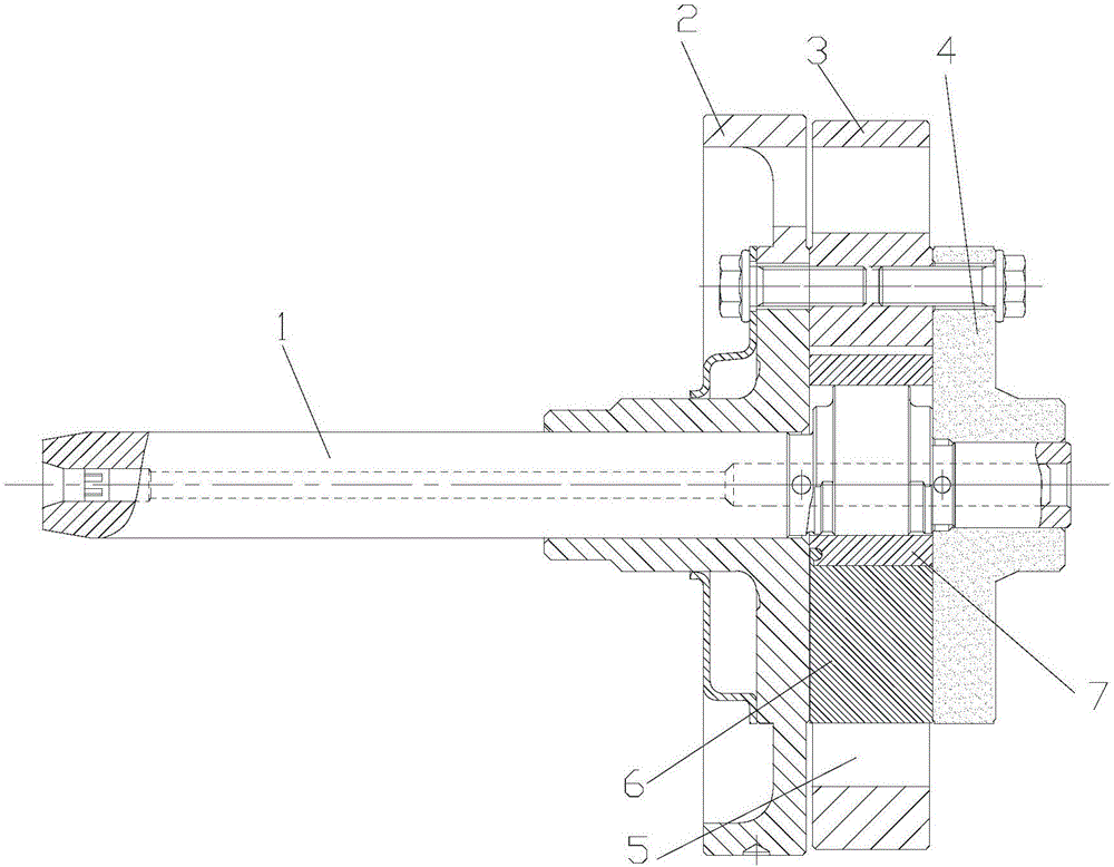 Pump body structure and compressor