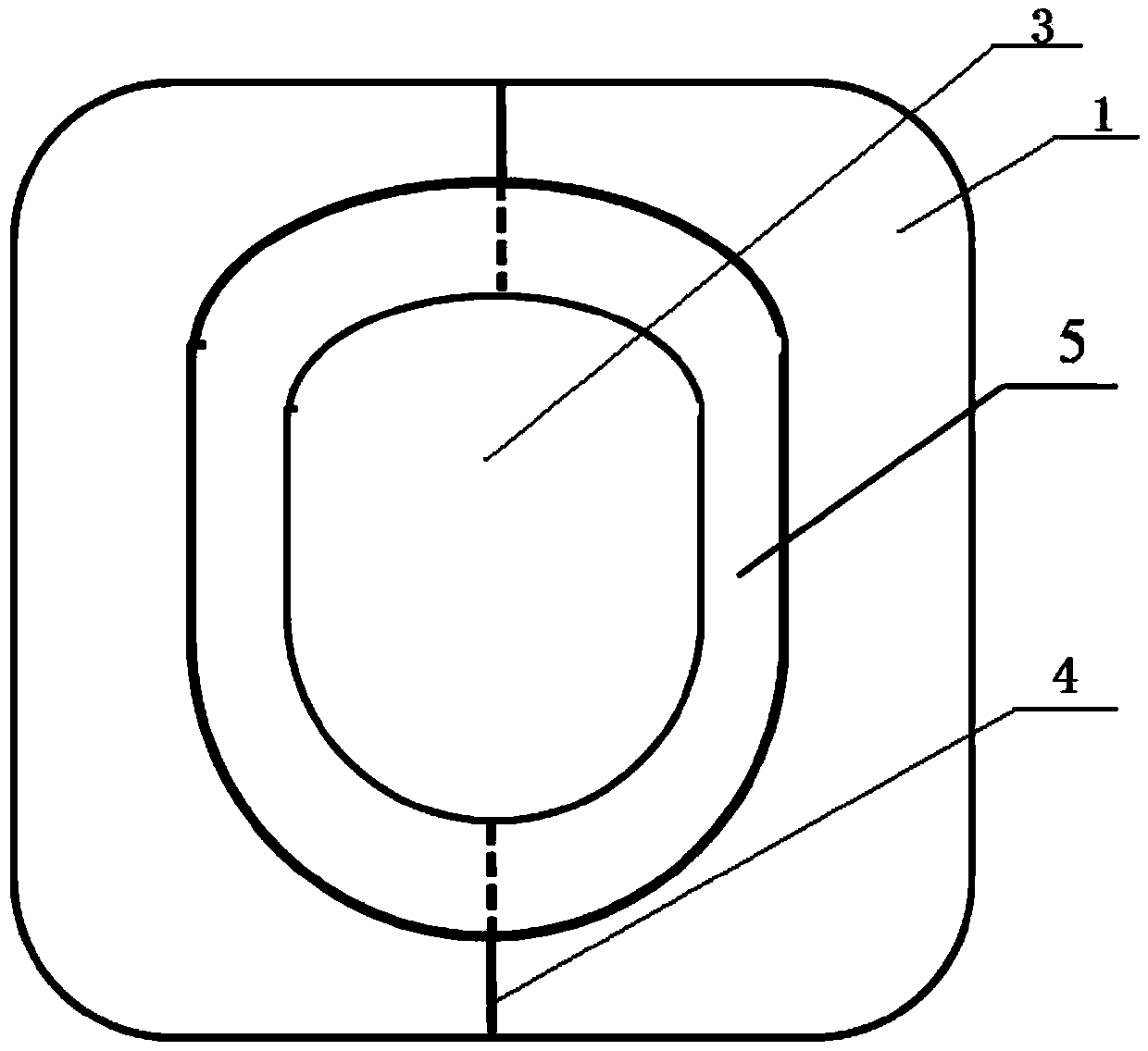 Assembled folding toilet bowl and use method thereof