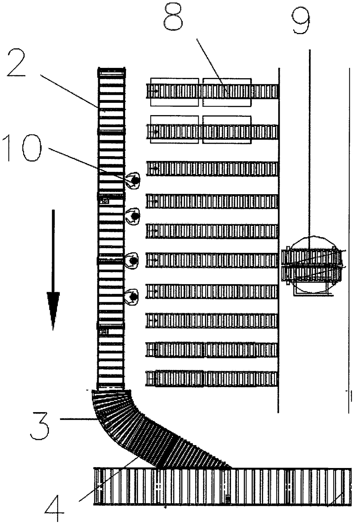 Automated confluence packaging sorting system and method of using the same