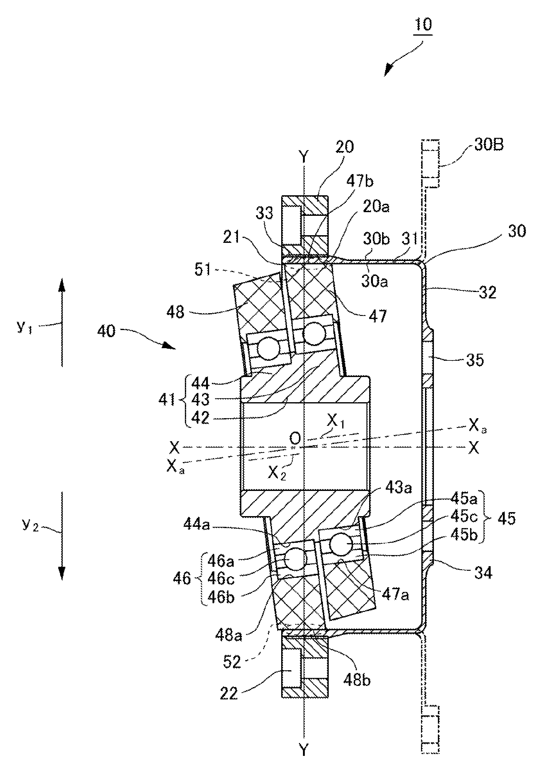 Strain wave gear apparatus