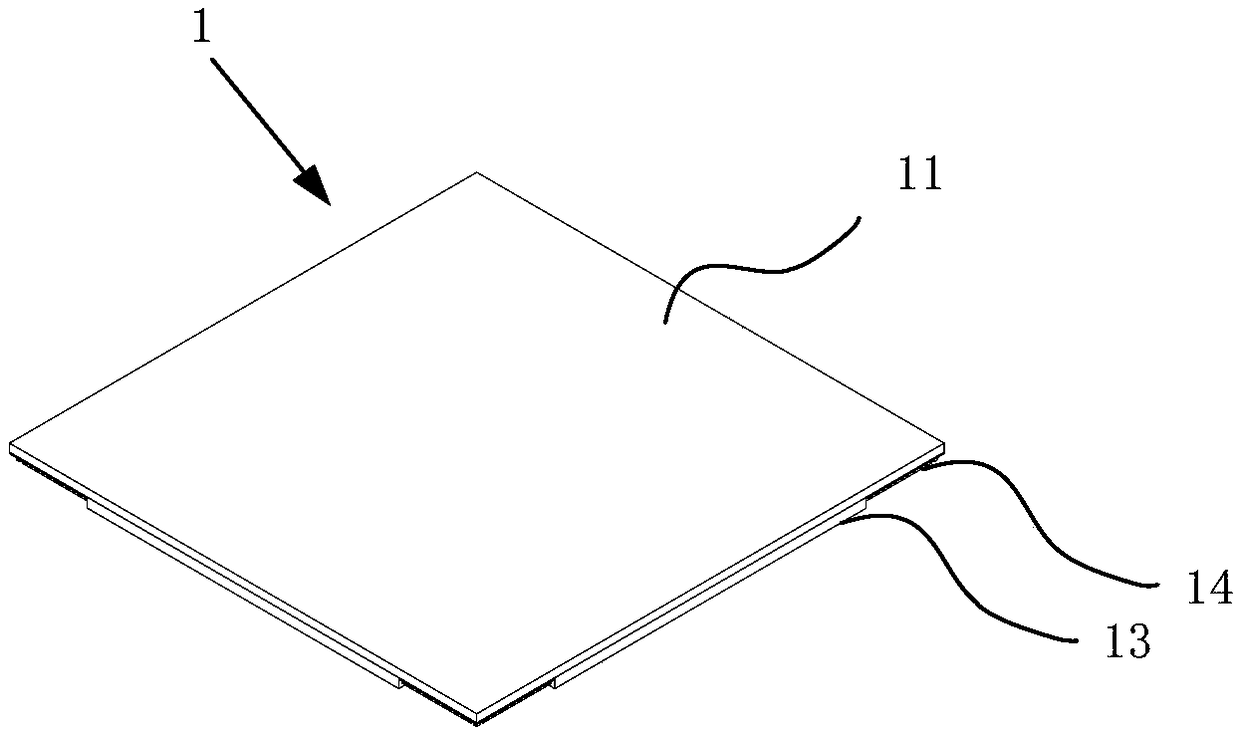 Composite plate, ground assembly and laying method of ground assembly