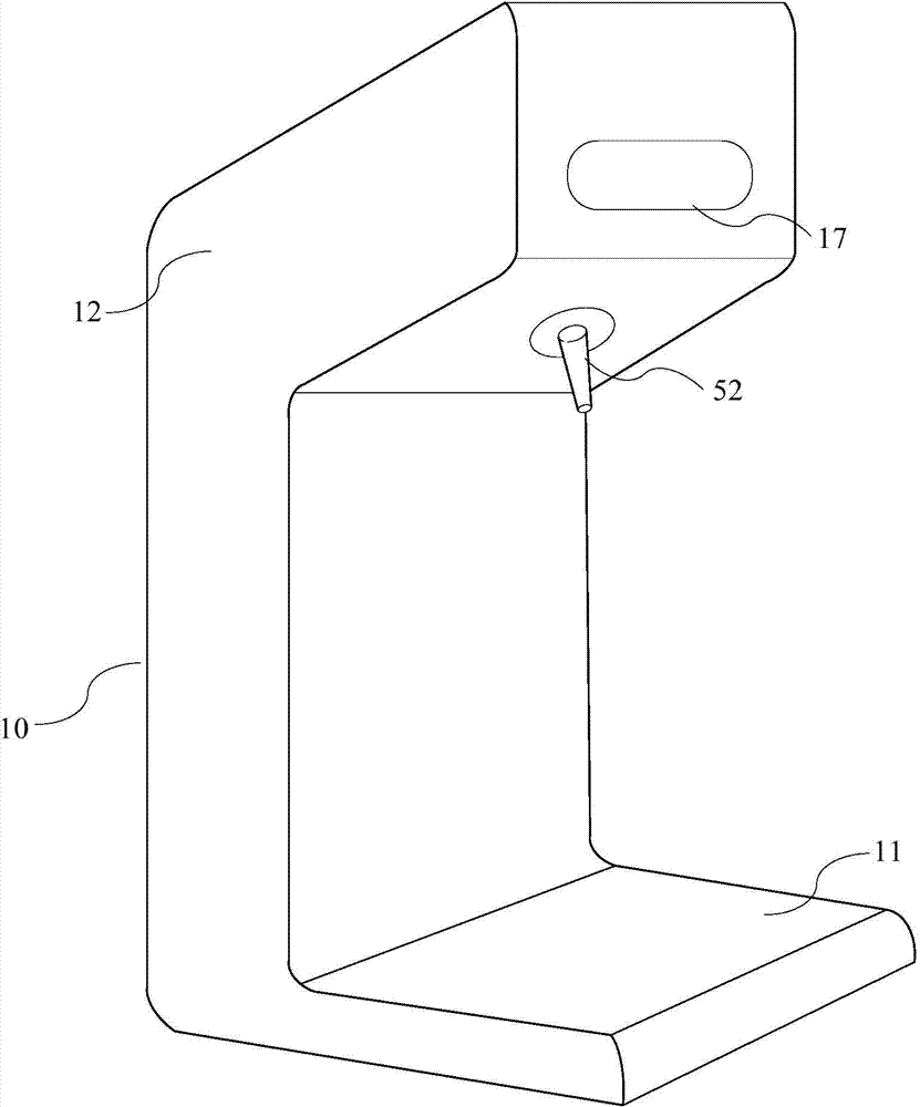 Drip filter coffee maker with helical inspection