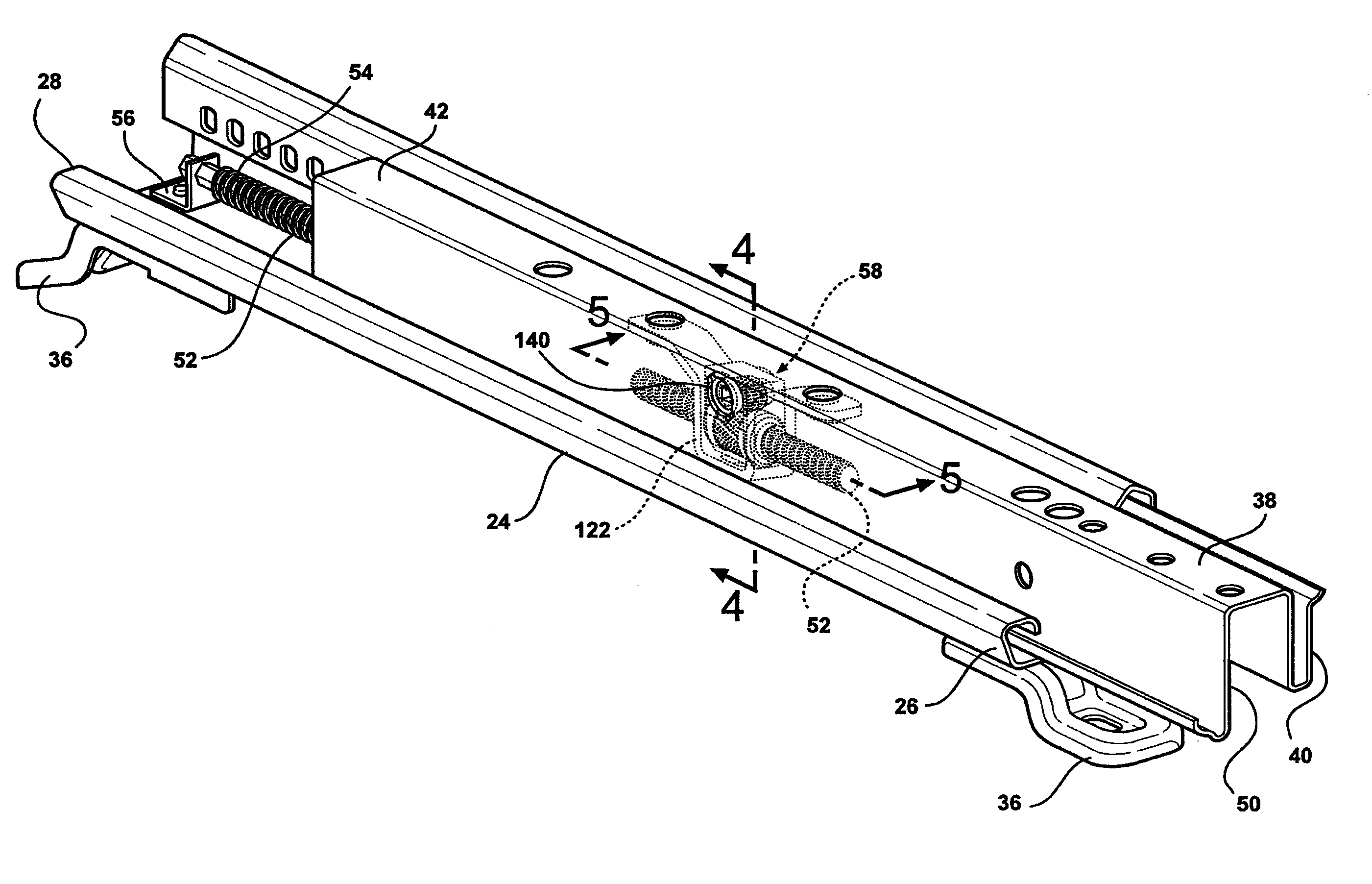 Power seat track drive assembly