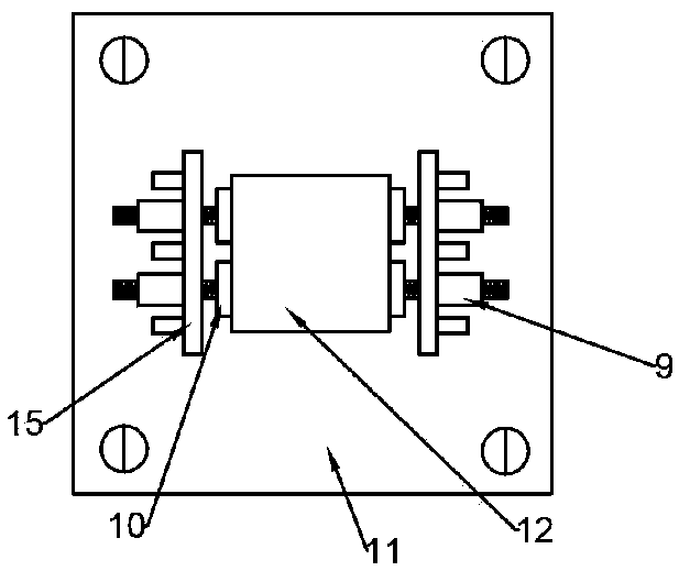 Test device for shearing property of multipurpose interface and test method thereof