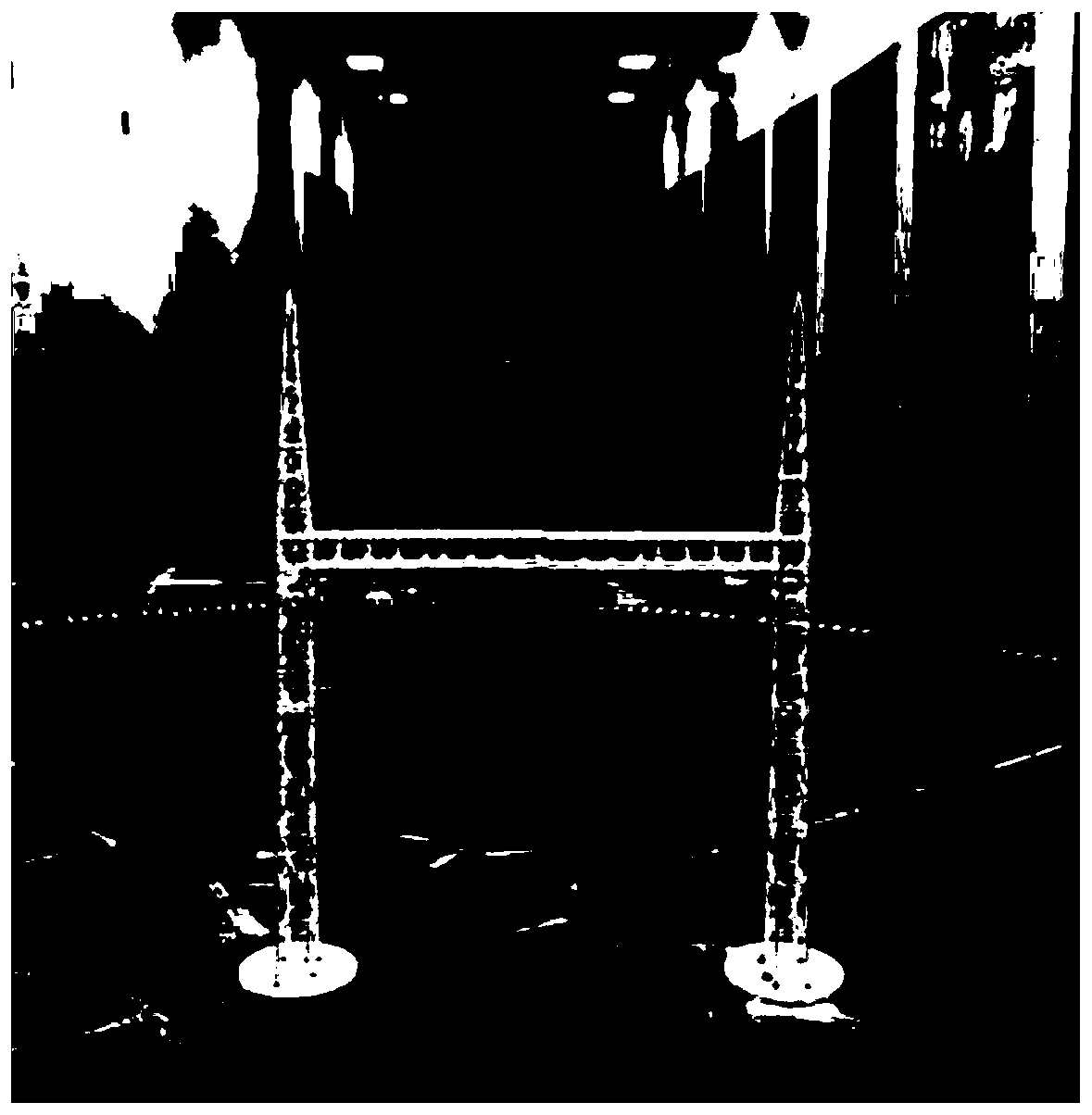 Method of testing wind load of 1000kV ultra-high voltage substation framework through wind tunnel experiment