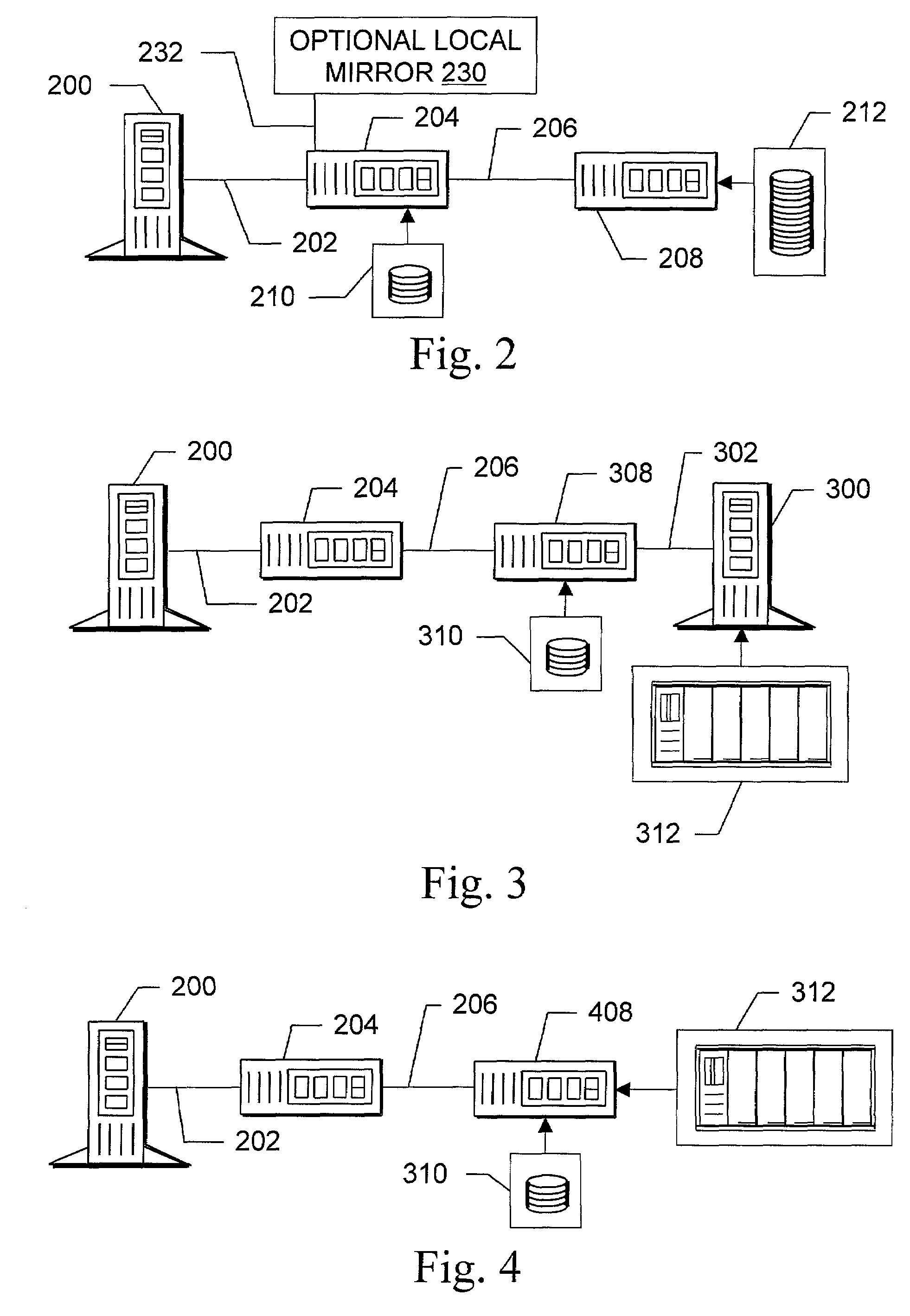 Flexible remote data mirroring