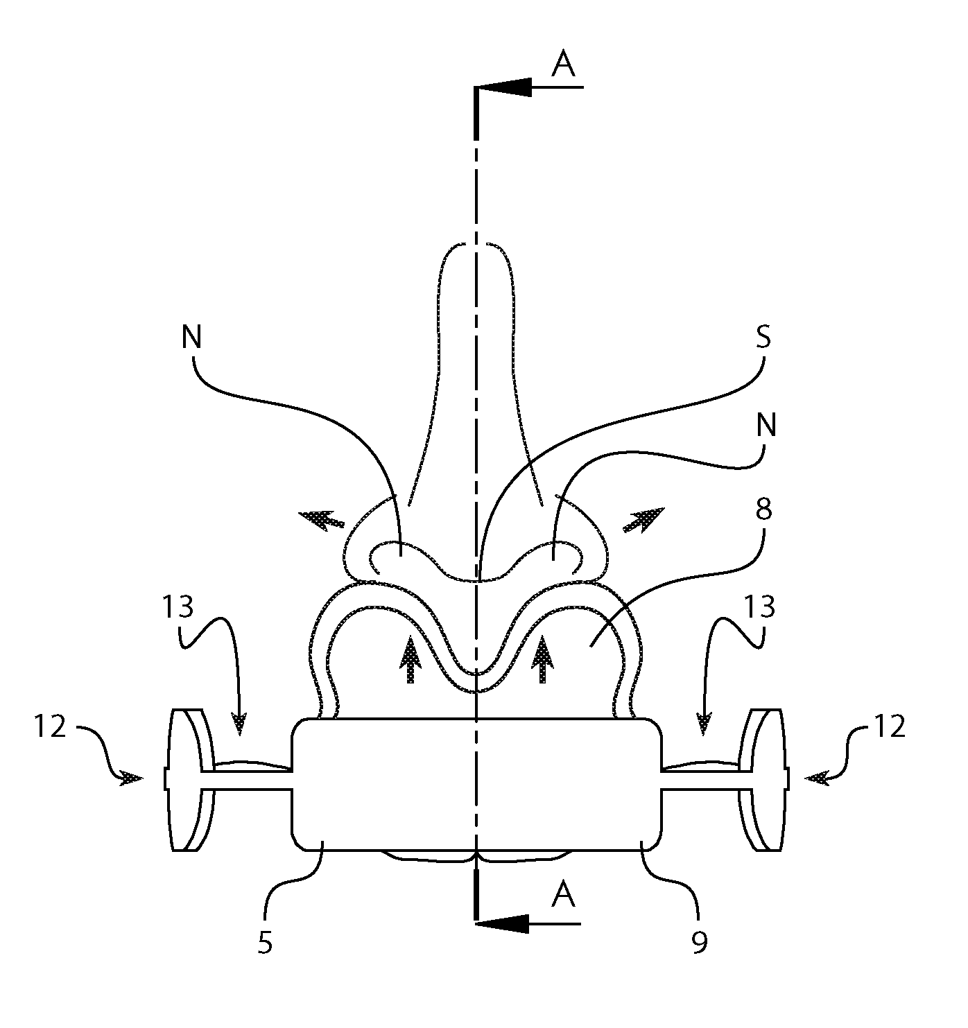 Device for facilitating nasal breathing for snorers