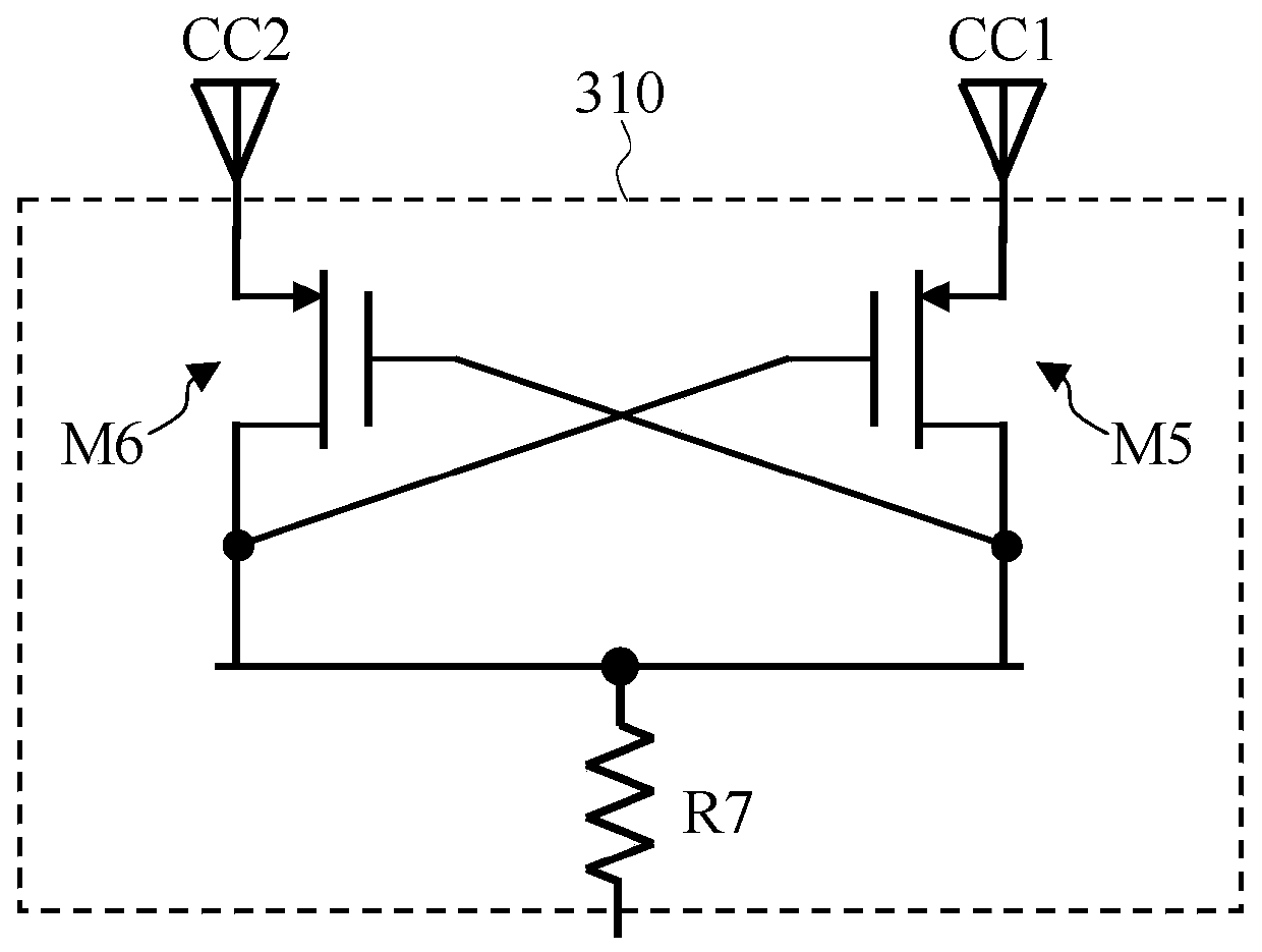 Control circuit for universal serial bus control circuit