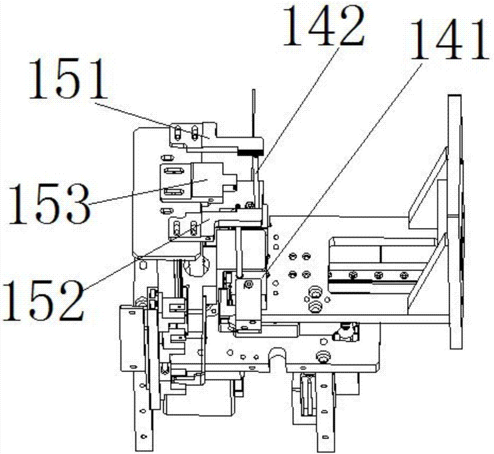 Automatic charging and dyestripping mechanism