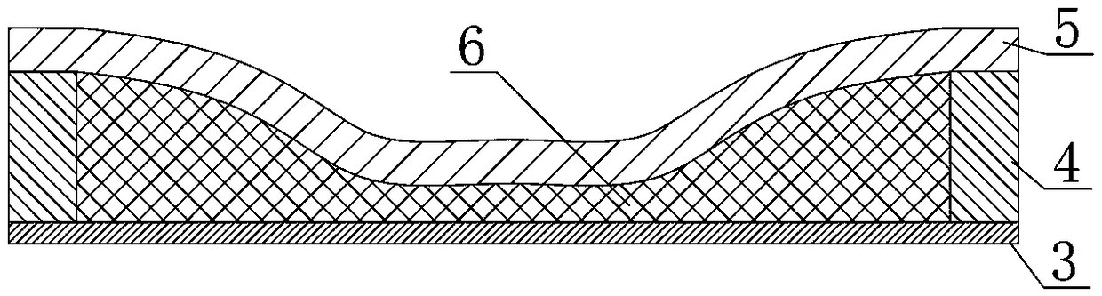 Three-dimensional relief processing method of toilet lid