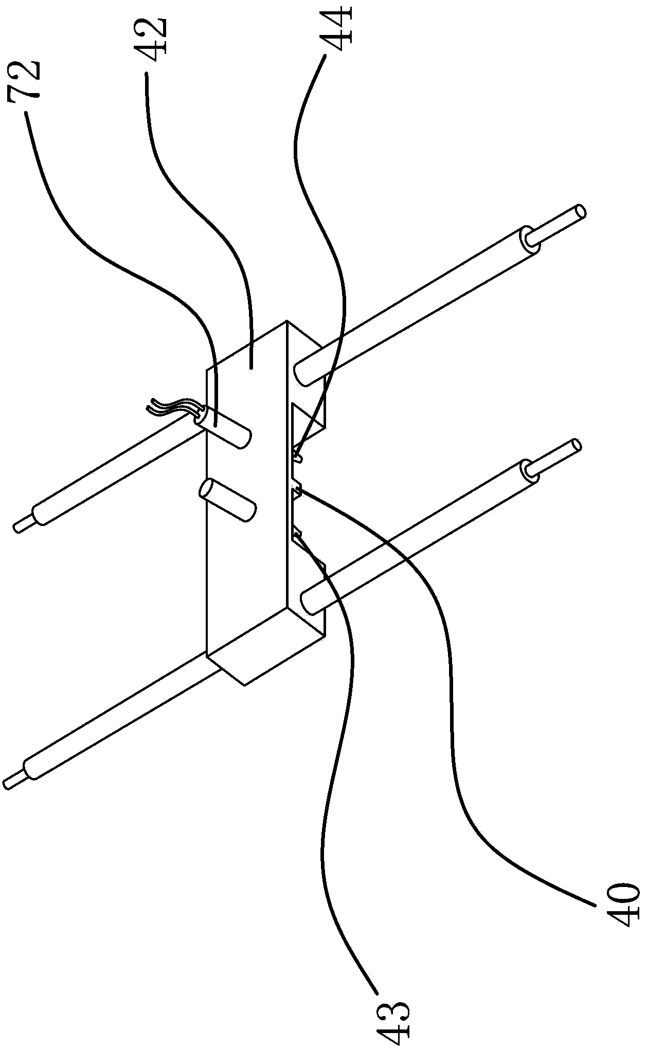 Leather pulp shooting machine