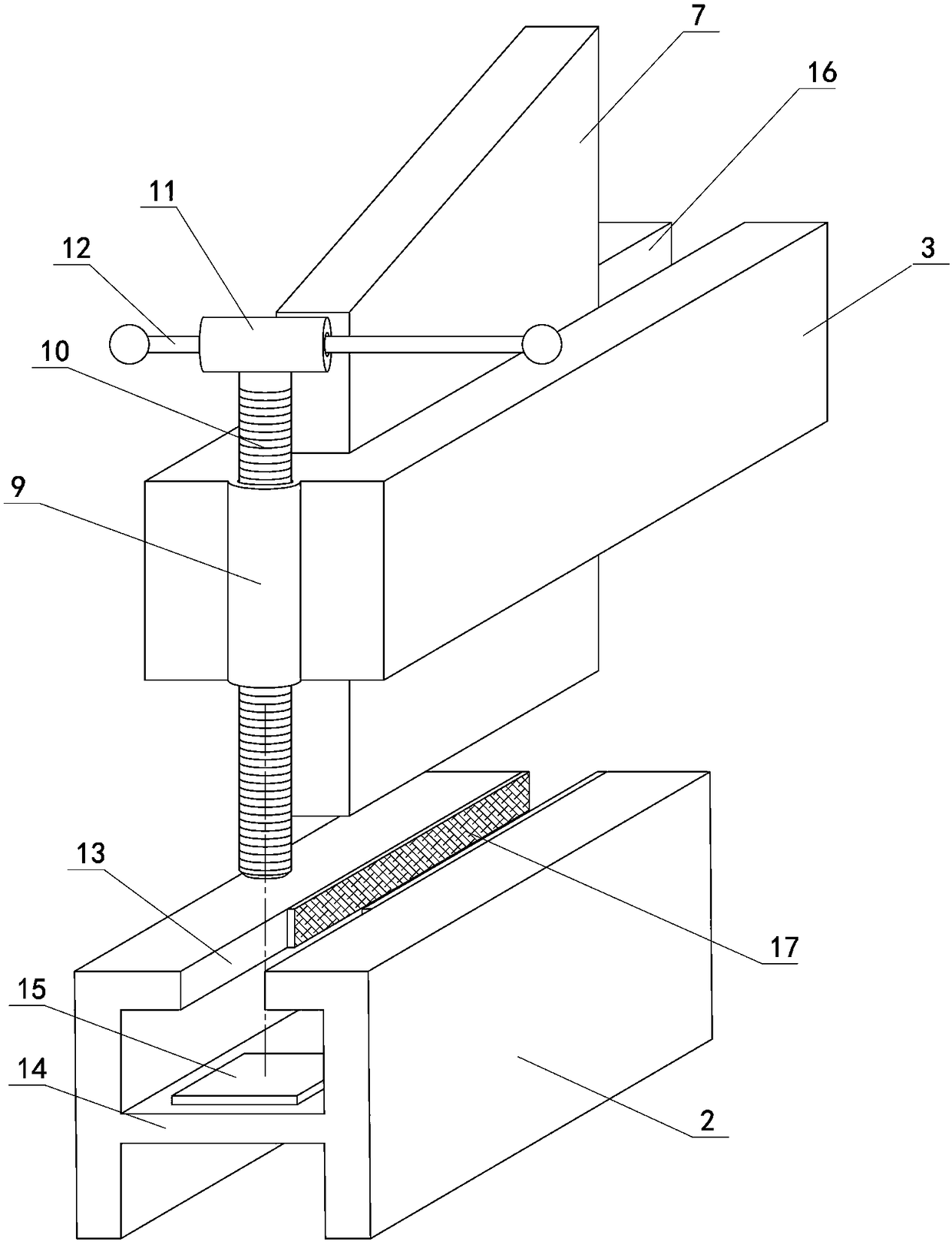 Adjustable base assembly structure of steel cofferdam