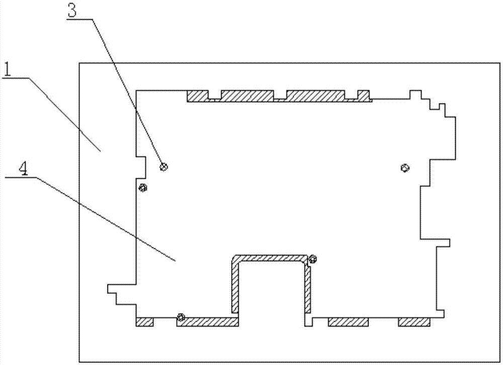 Method for manufacturing three-dimensional member via local etching and positioning tool