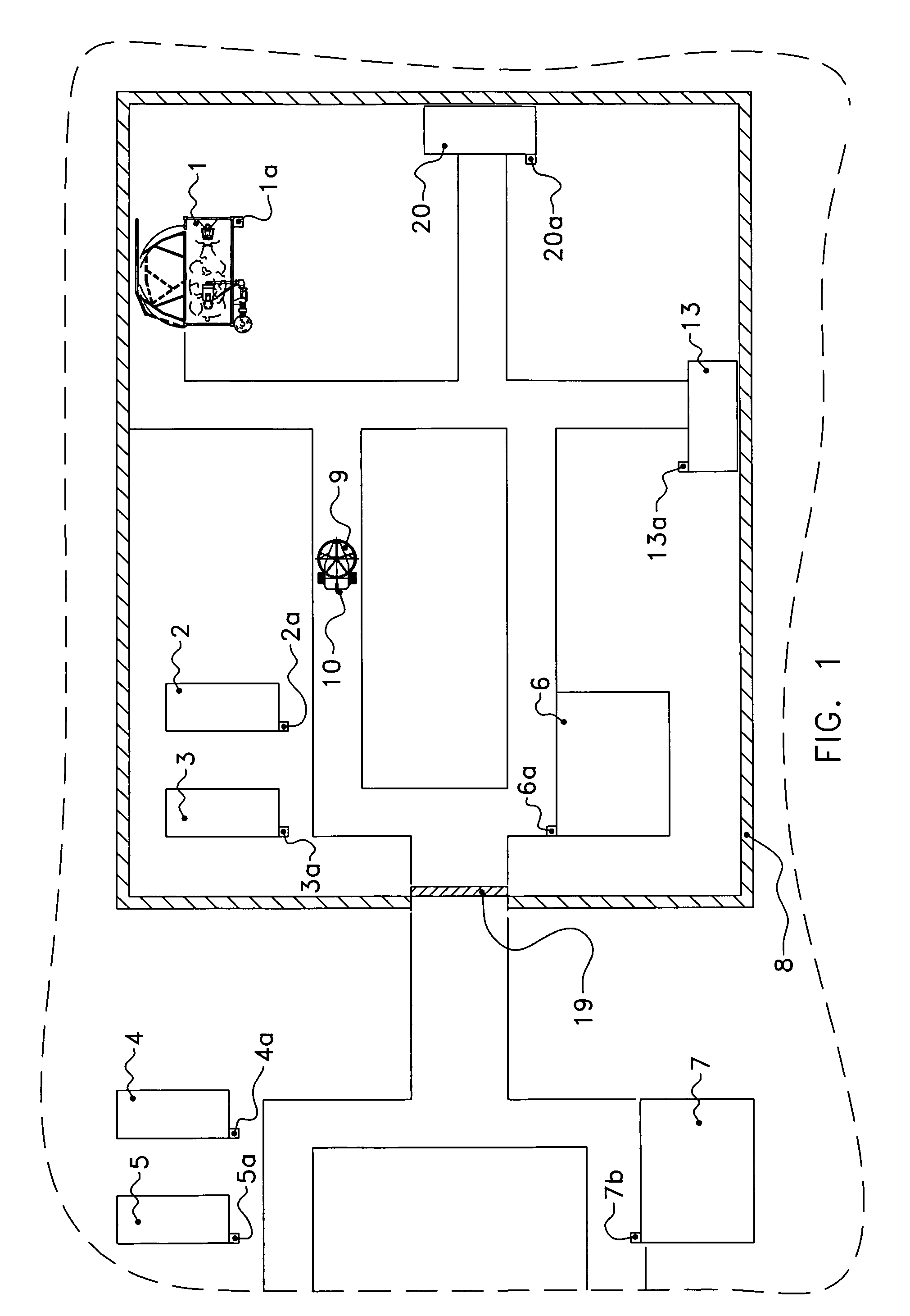 Installation for supplying liquid feed to an animal and an autonomously displaceable vehicle for use in such an installation