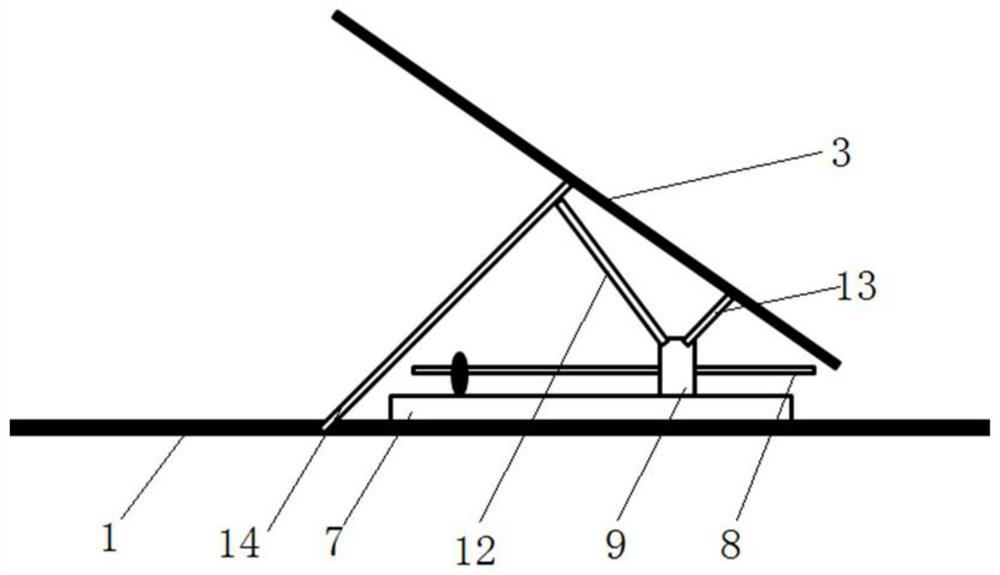 Flat car loading device