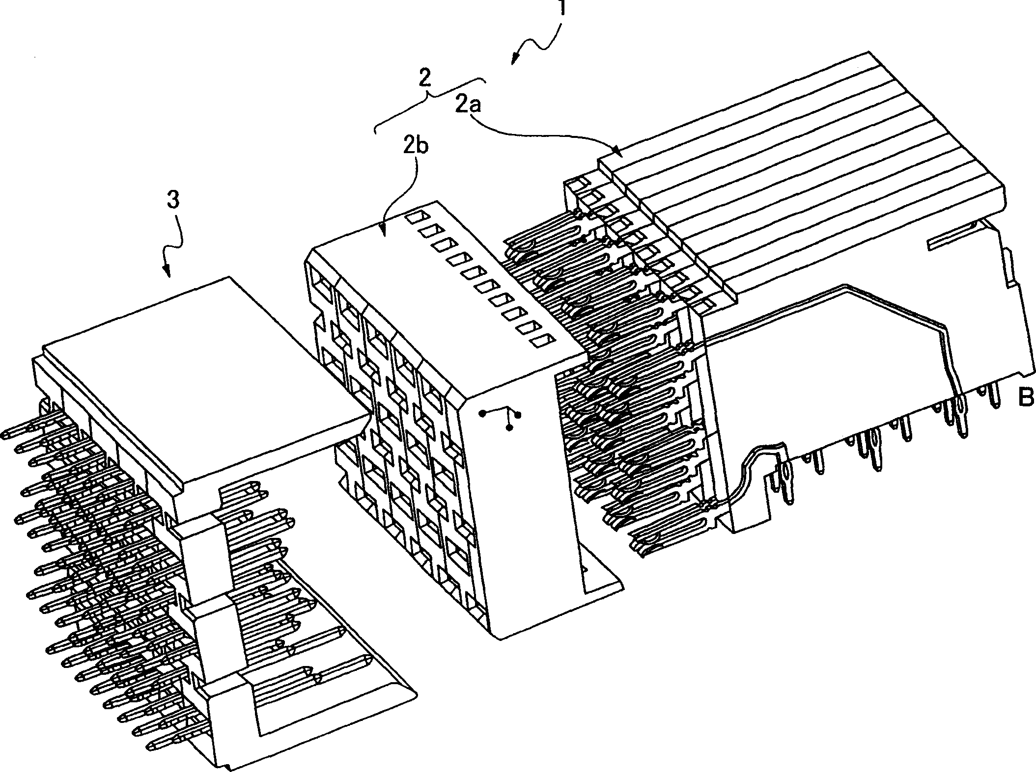 Electric connector and paired contact