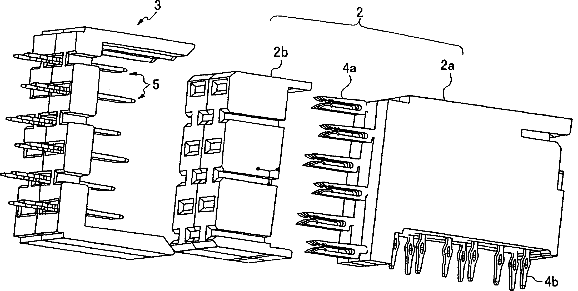 Electric connector and paired contact