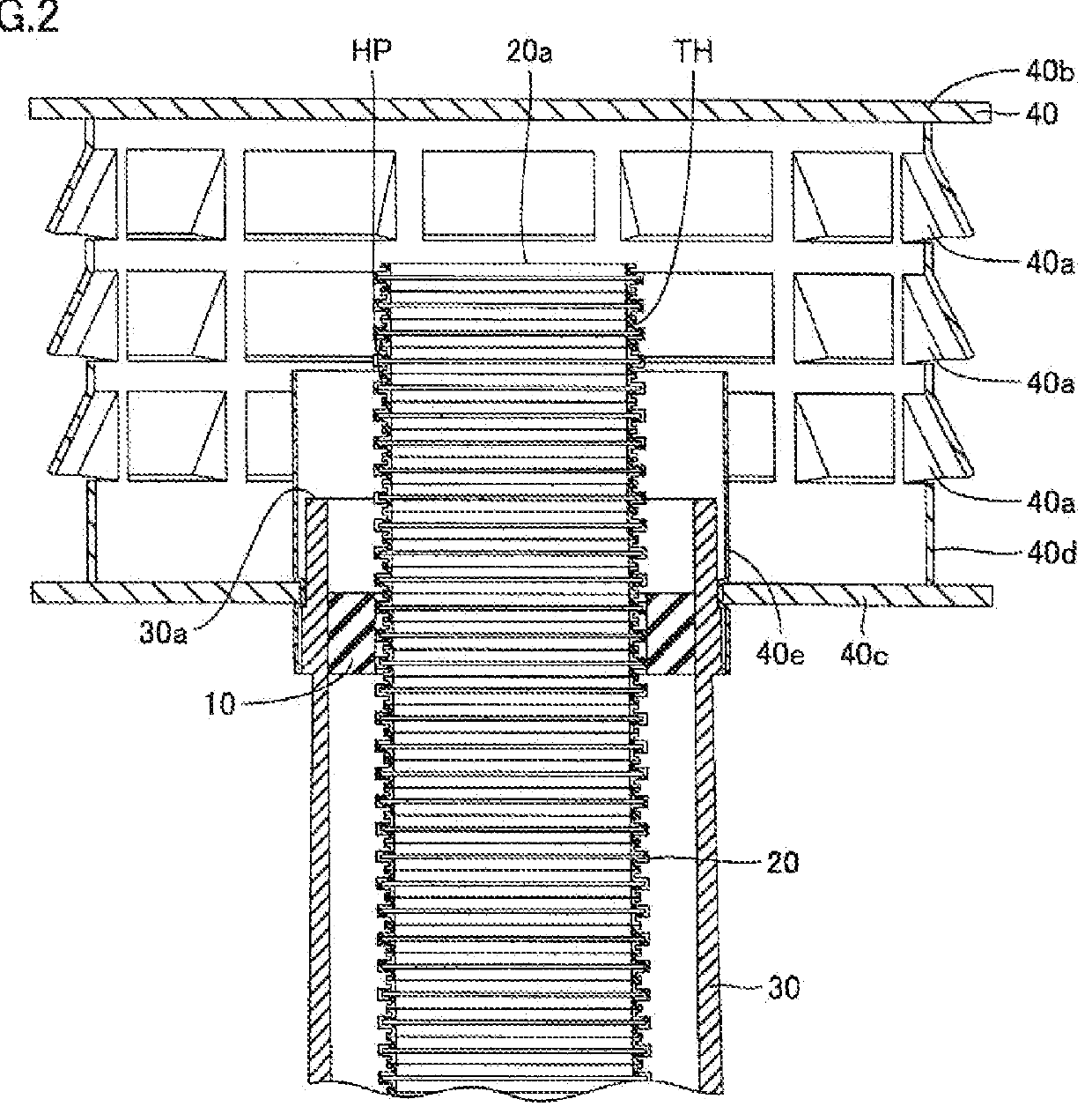 Method of installing exhaust tube