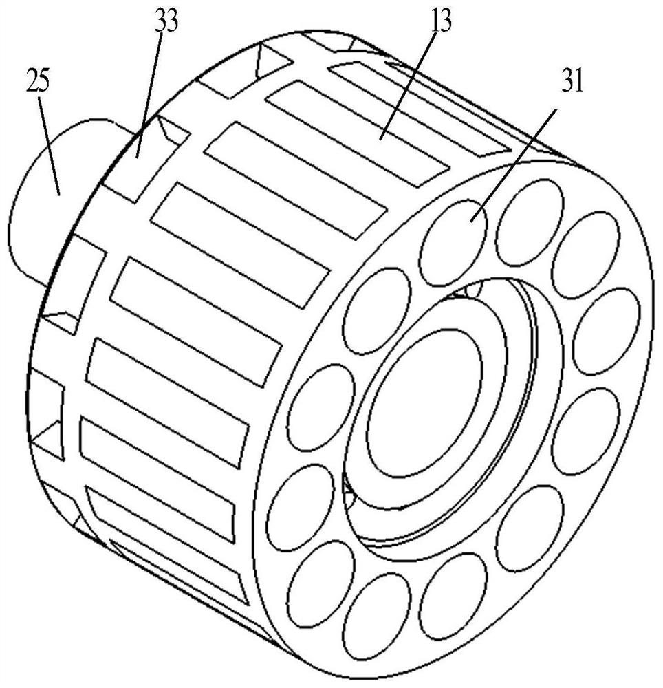 Double rotor bidirectional variable displacement pump or motor