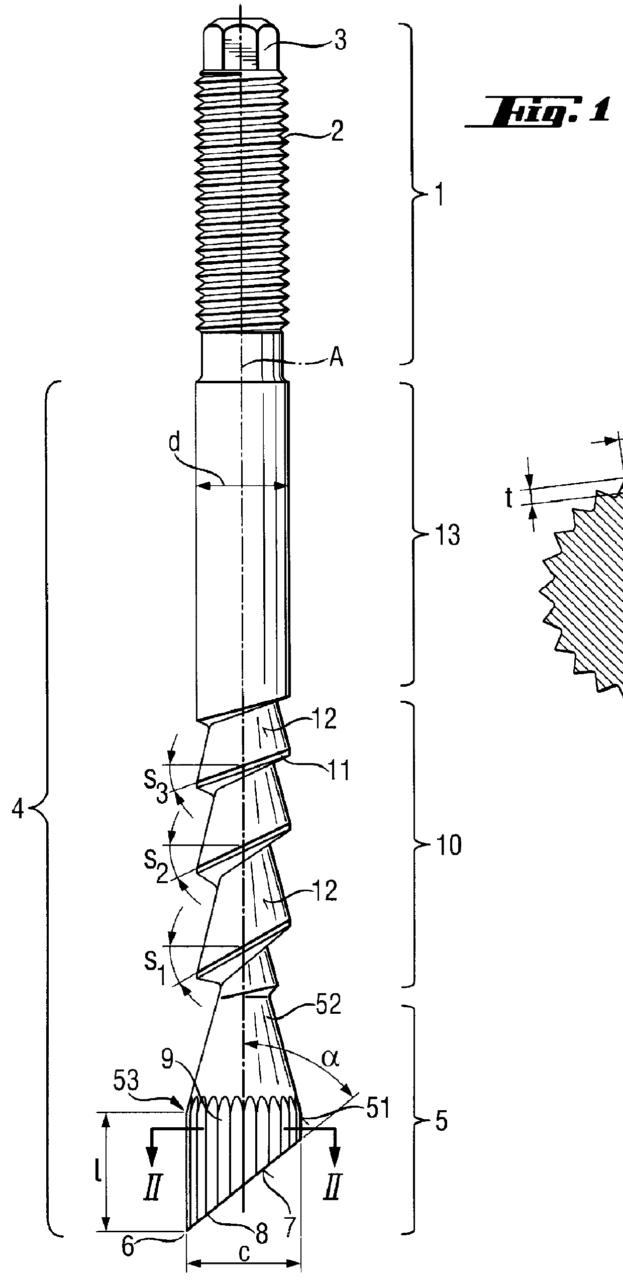 Anchor rod for an attachment anchor