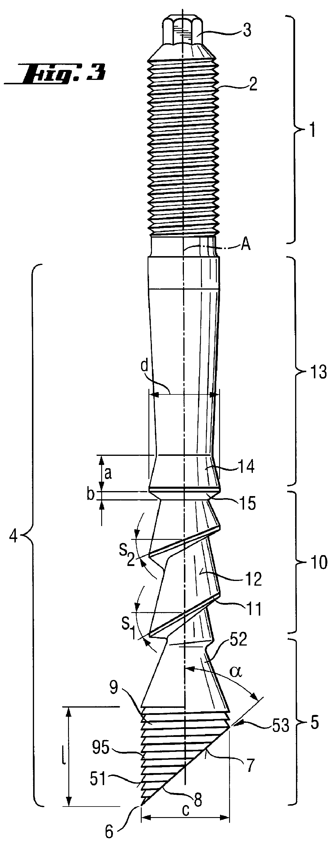 Anchor rod for an attachment anchor