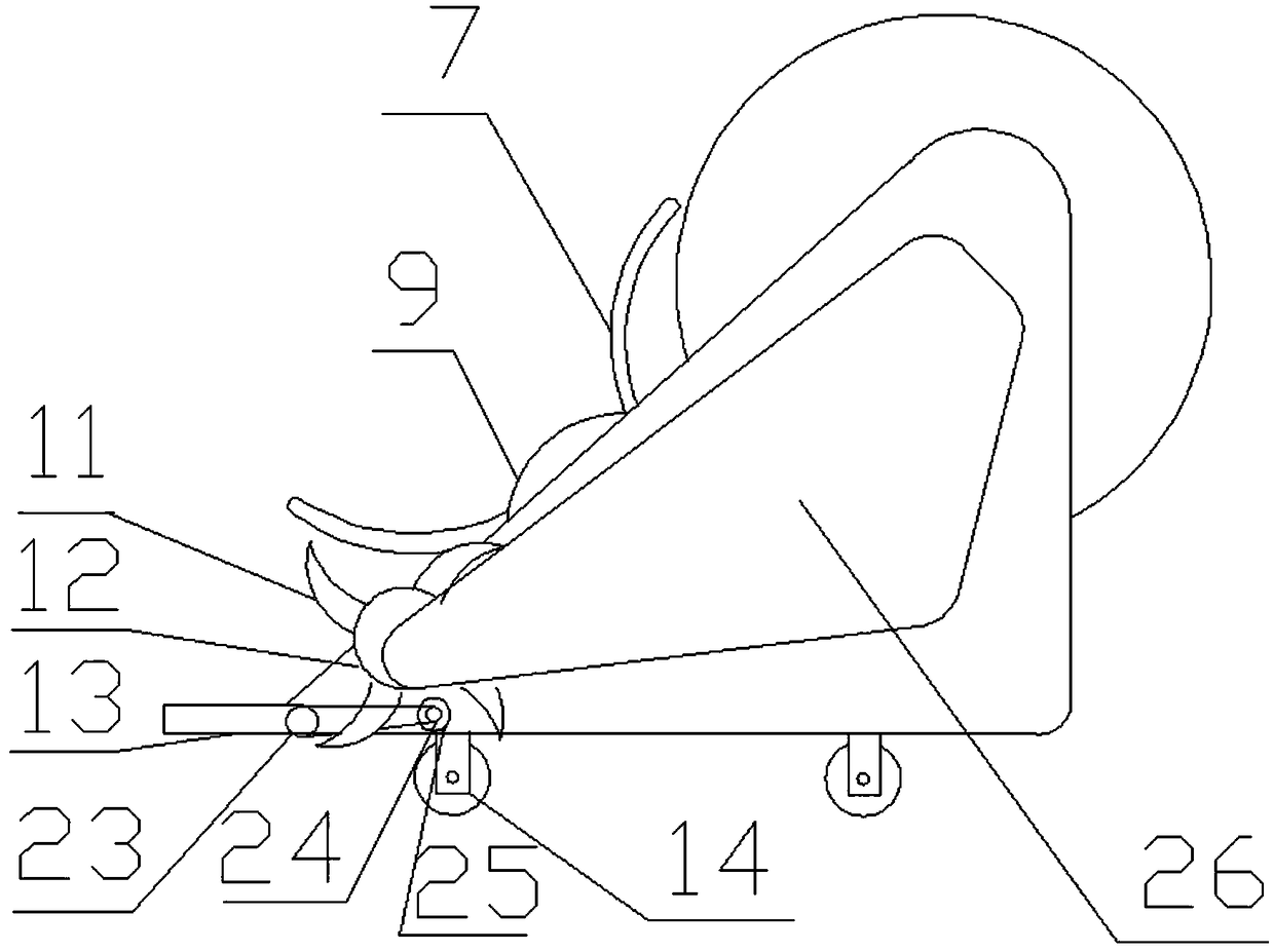 Quick sweet potato vine harvesting apparatus