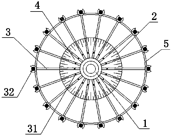 Device and processing method for fine processing of reinforcing cage with arbitrary pile diameter