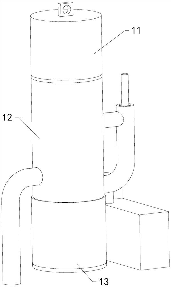 Seabed sludge sampling device for ocean engineering